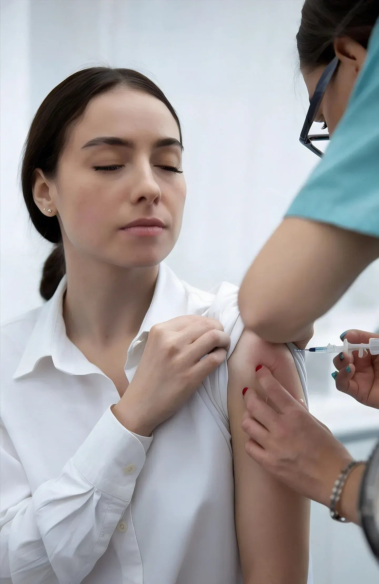 Ultrasound-guided nerve block injection procedure at PTCOFMD