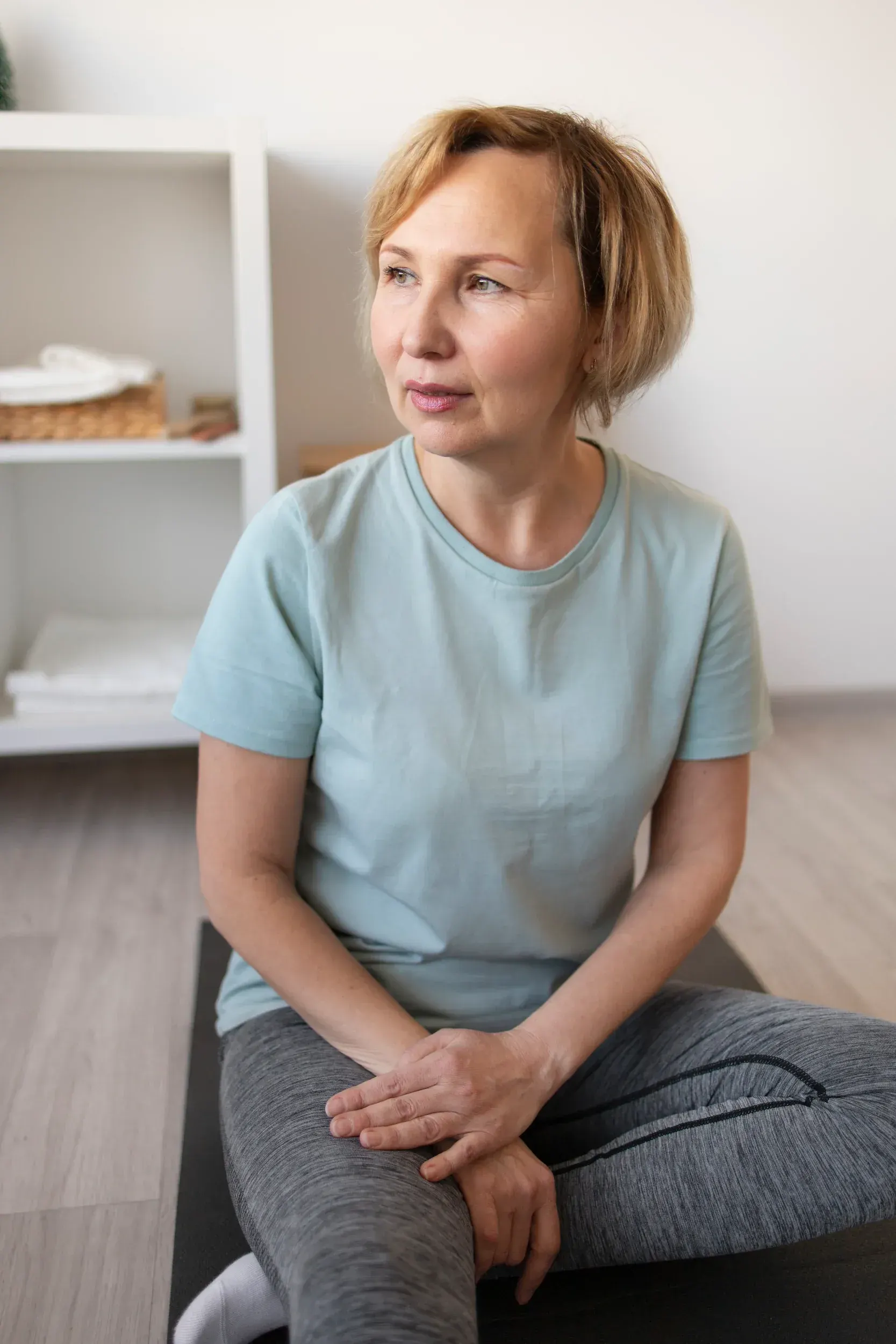 Woman concerned about bladder control at Pain Treatment Center of Maryland